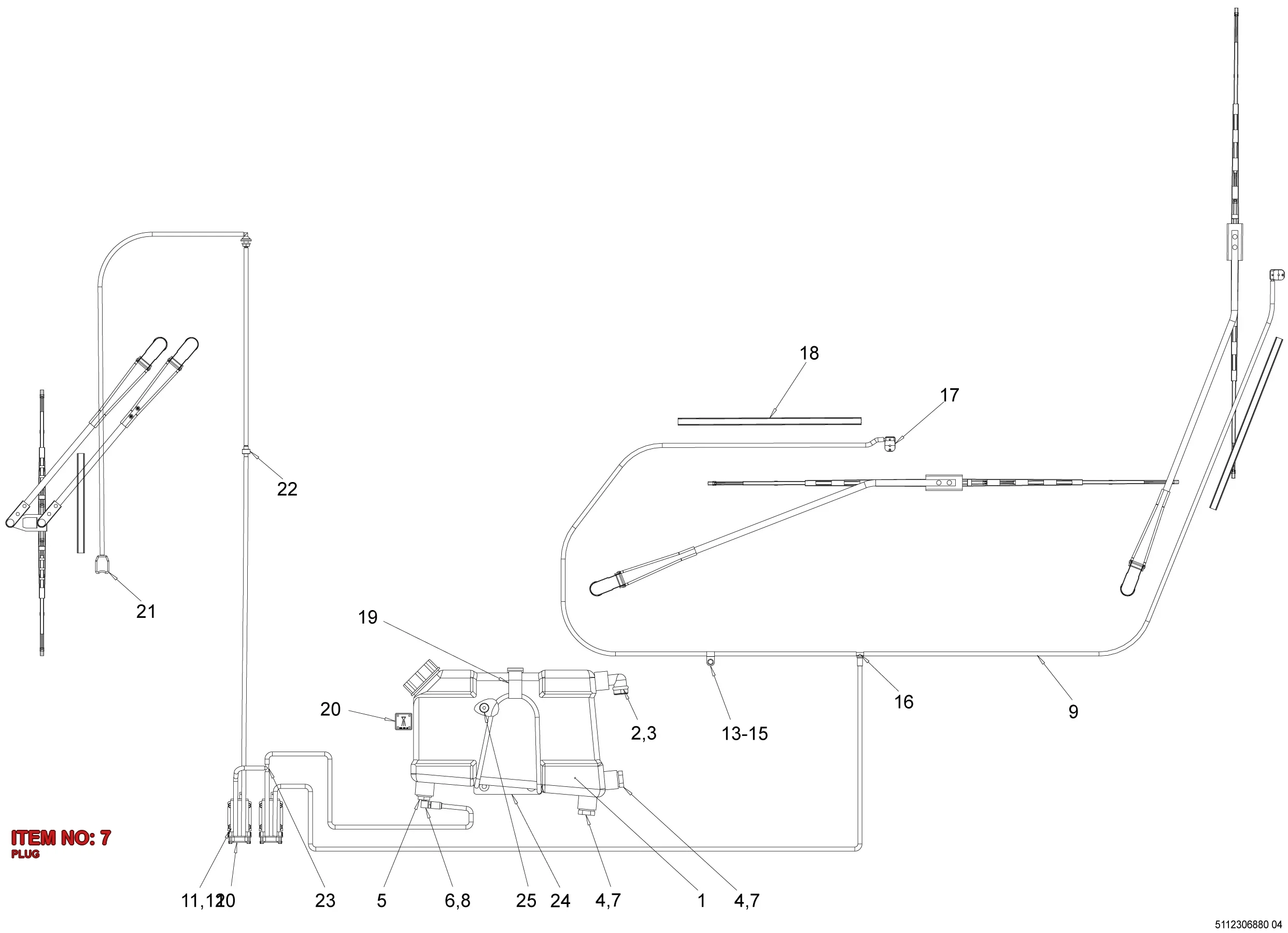0686 3704 00 PLUG - Technical Drawing