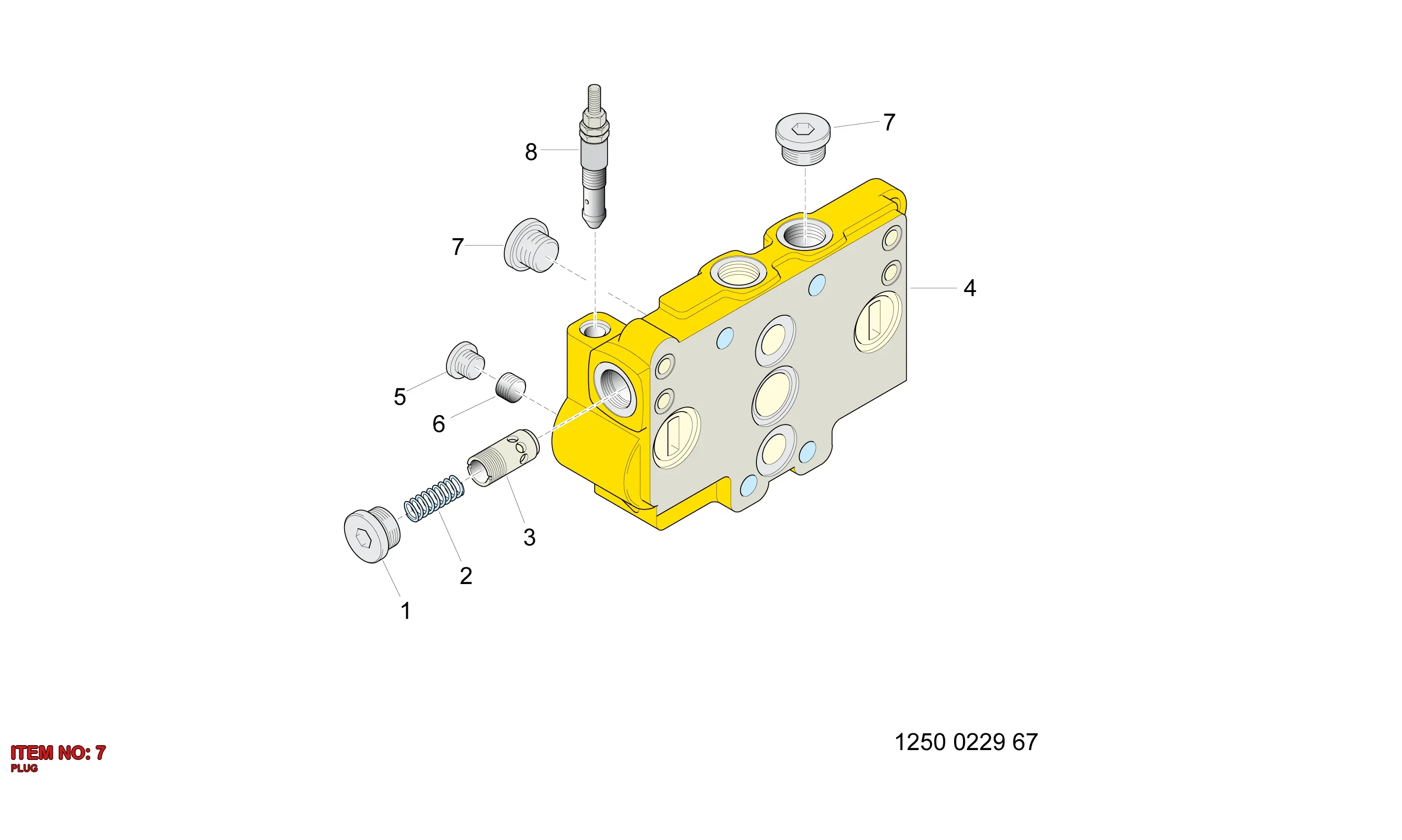 0686 3718 02 PLUG - Technical Drawing