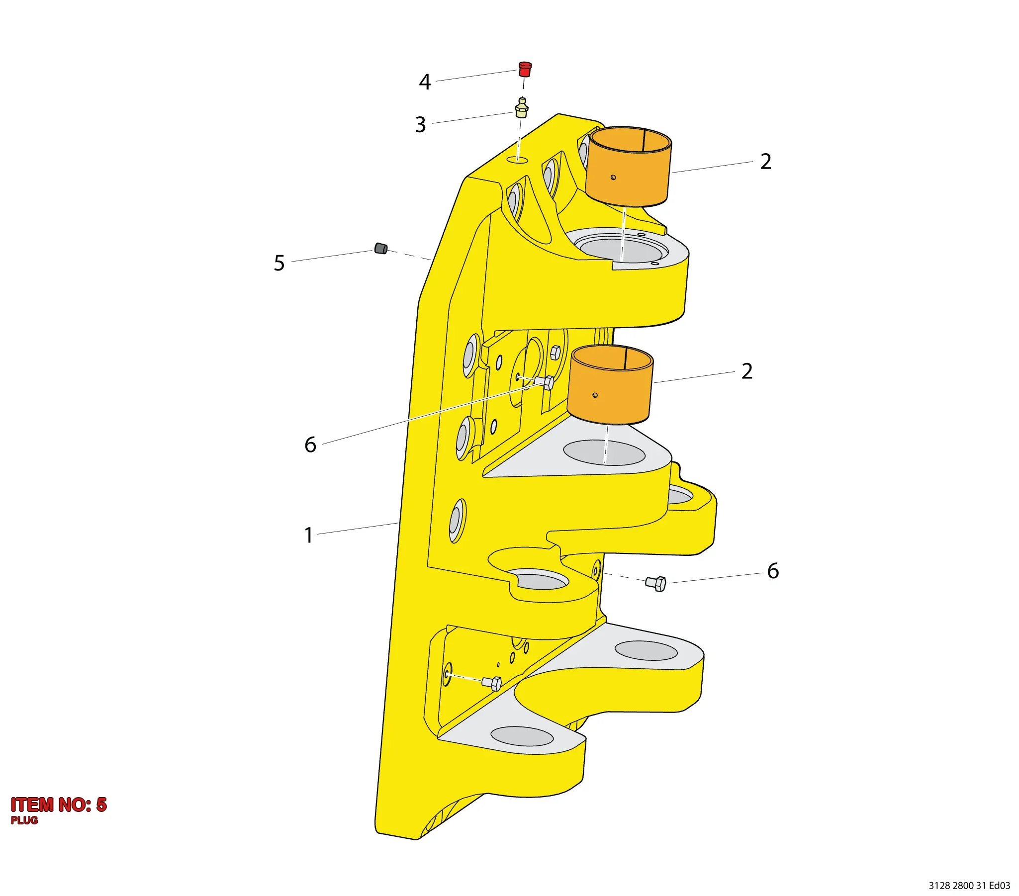 0686 6101 00 PLUG - Technical Drawing