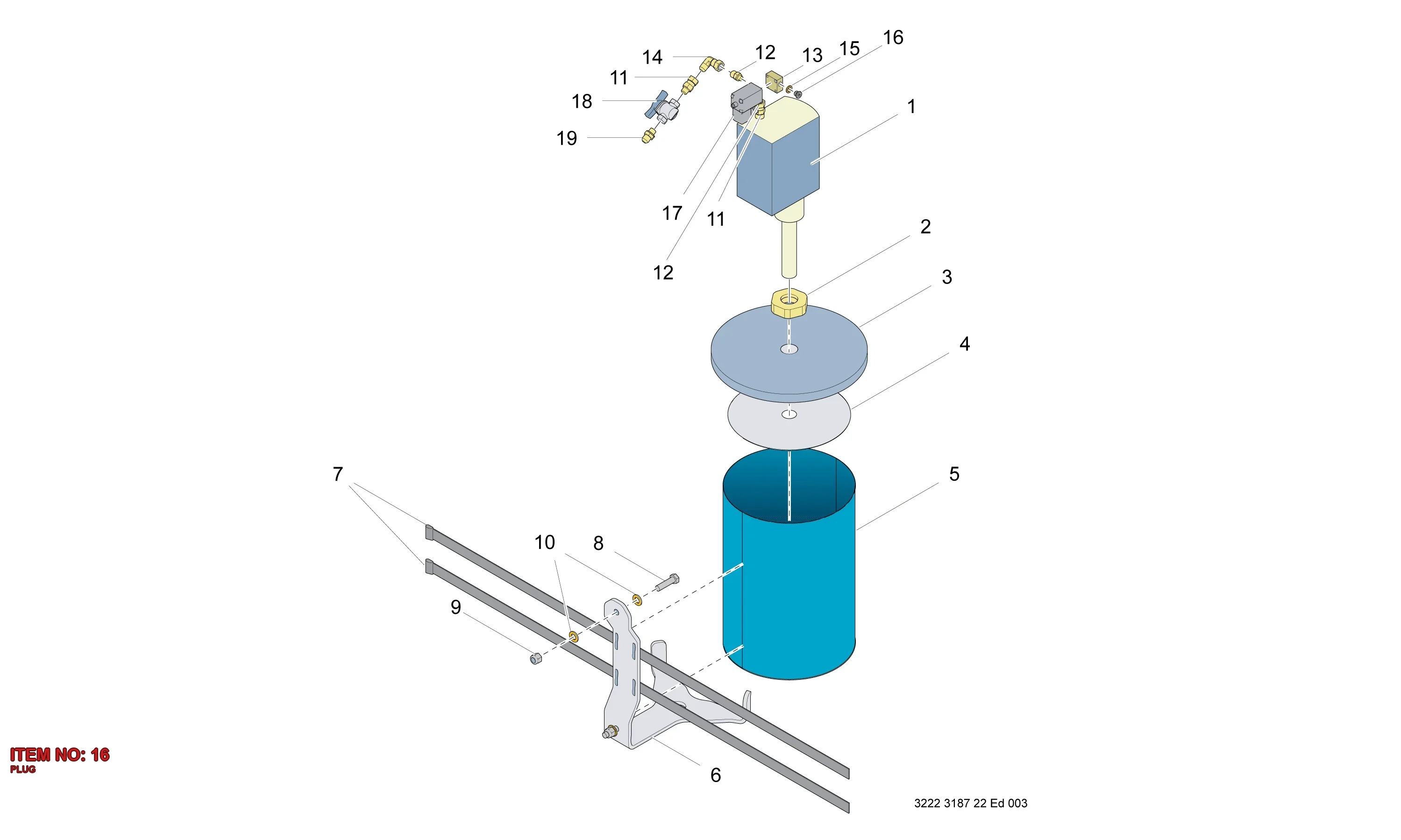 0686 6441 00 PLUG - Technical Drawing