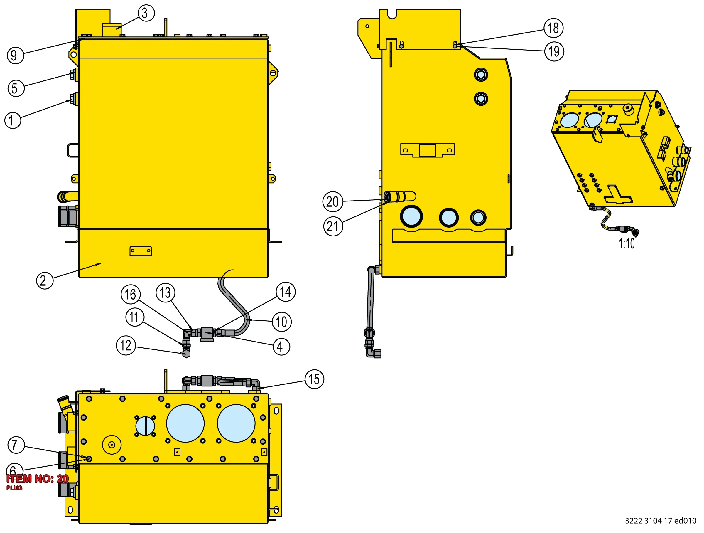 0686 6448 00 PLUG - Technical Drawing