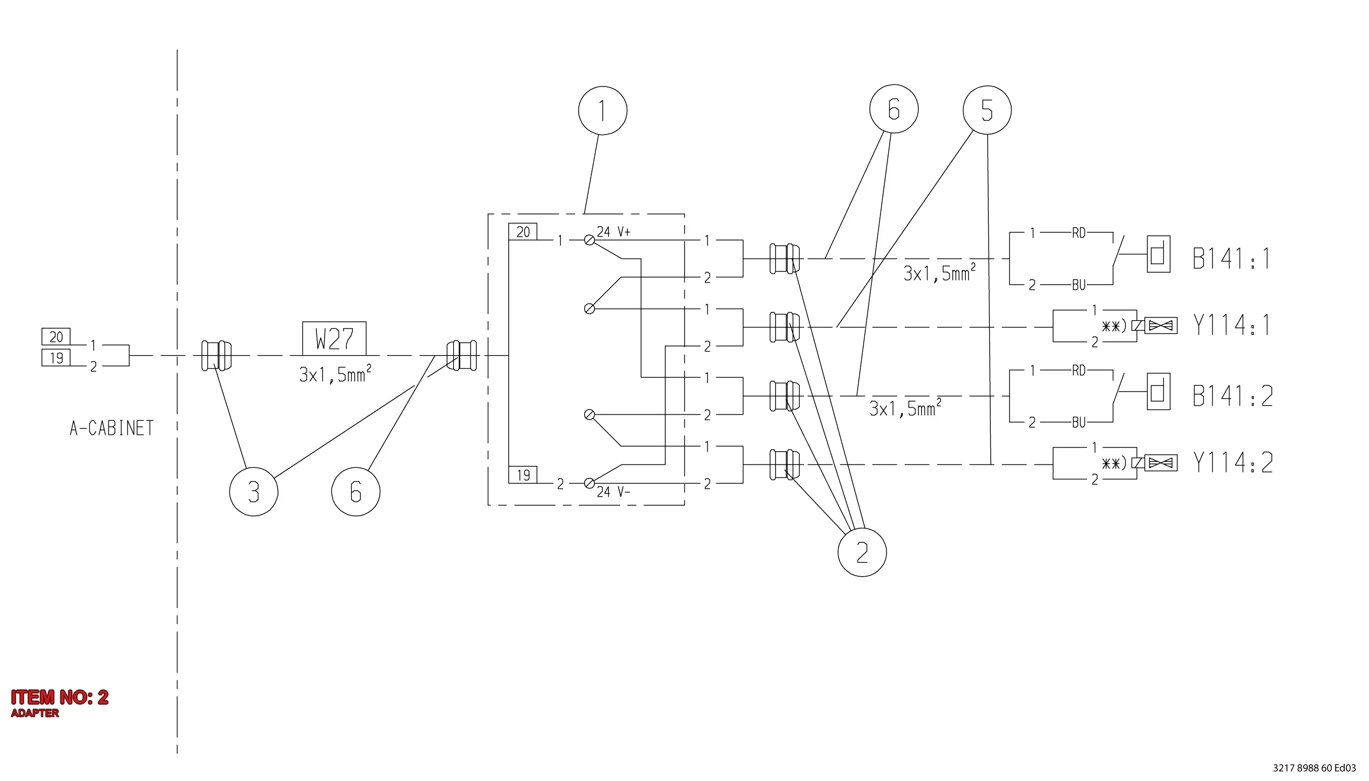 0697 9745 66 ADAPTER - Technical Drawing