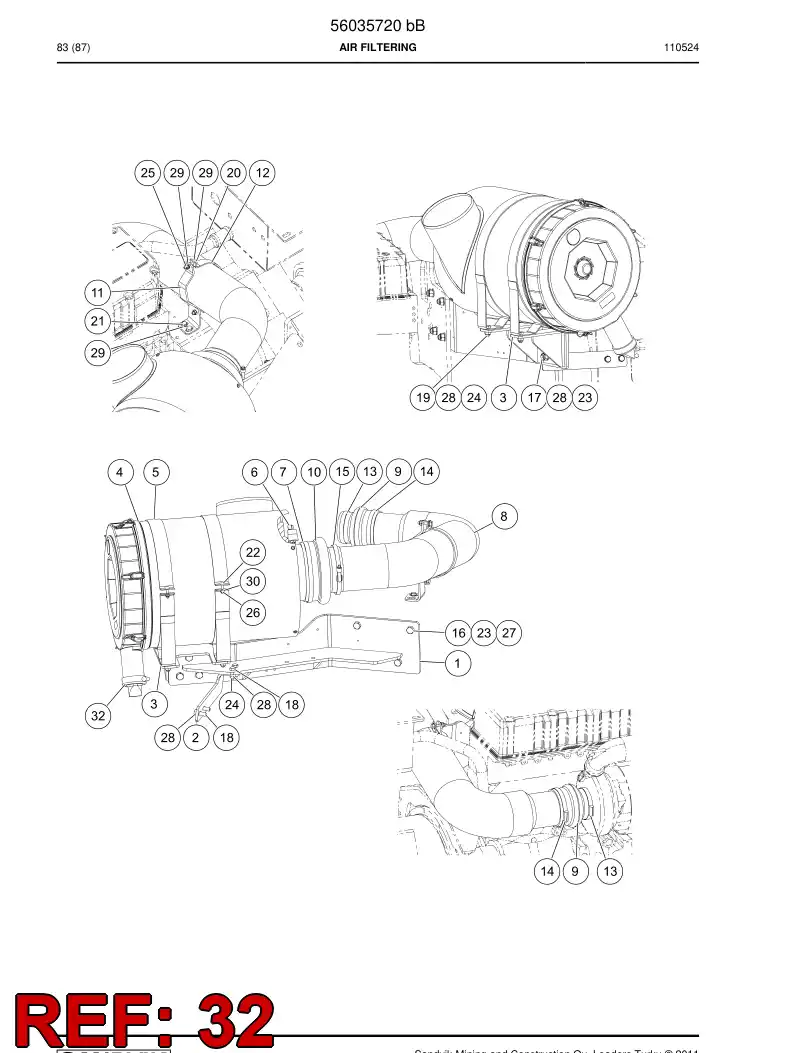 07615457 076 154 57 Hose clamp - Sandvik Technical Drawing