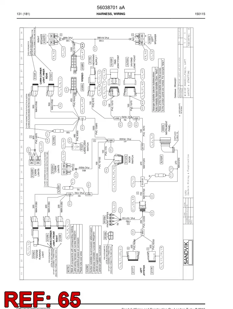 08000013 080 000 13 Shrinking conduit - Sandvik Technical Drawing