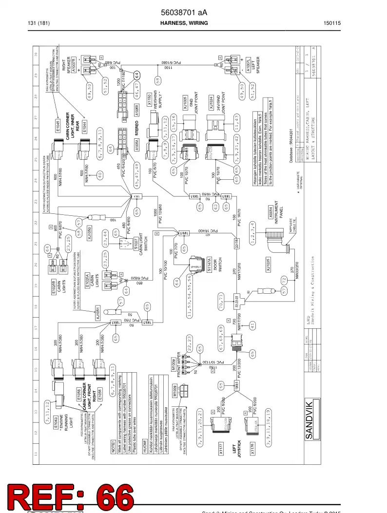 08000015 080 000 15 Shrinking conduit - Sandvik Technical Drawing
