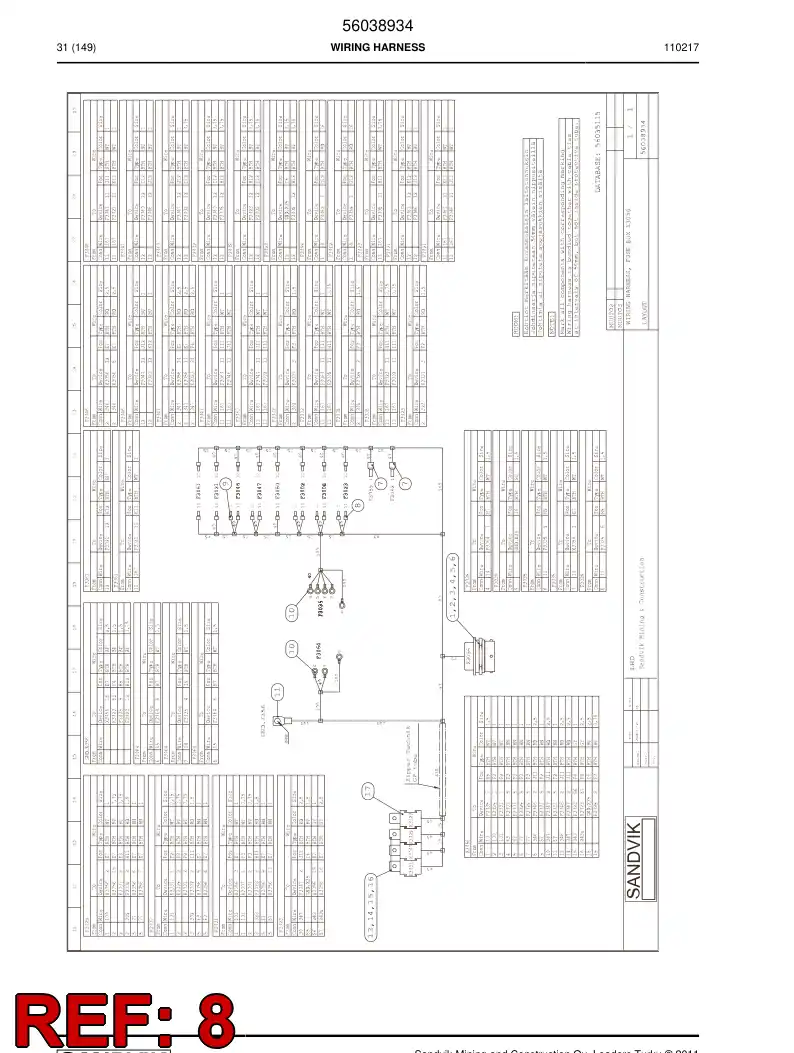 08000187 080 001 87 Bushing, Terminal - Sandvik Technical Drawing