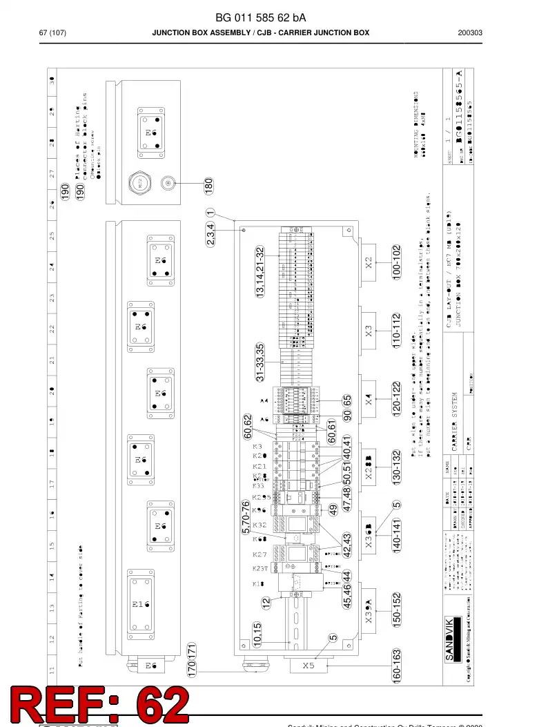 08000218a 080 002 18a FUSVEL - Sandvik Technical Drawing