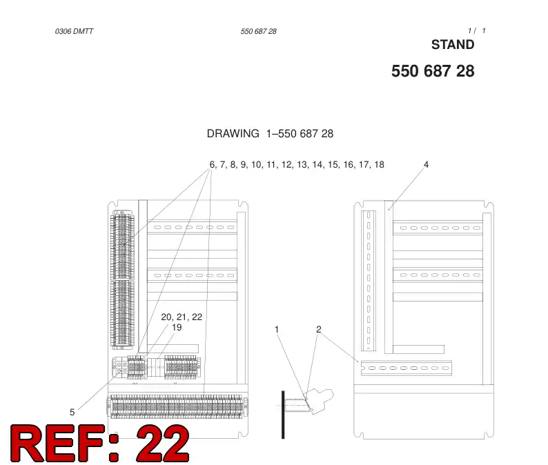 08001136 080 011 36 Resistor - Sandvik Technical Drawing