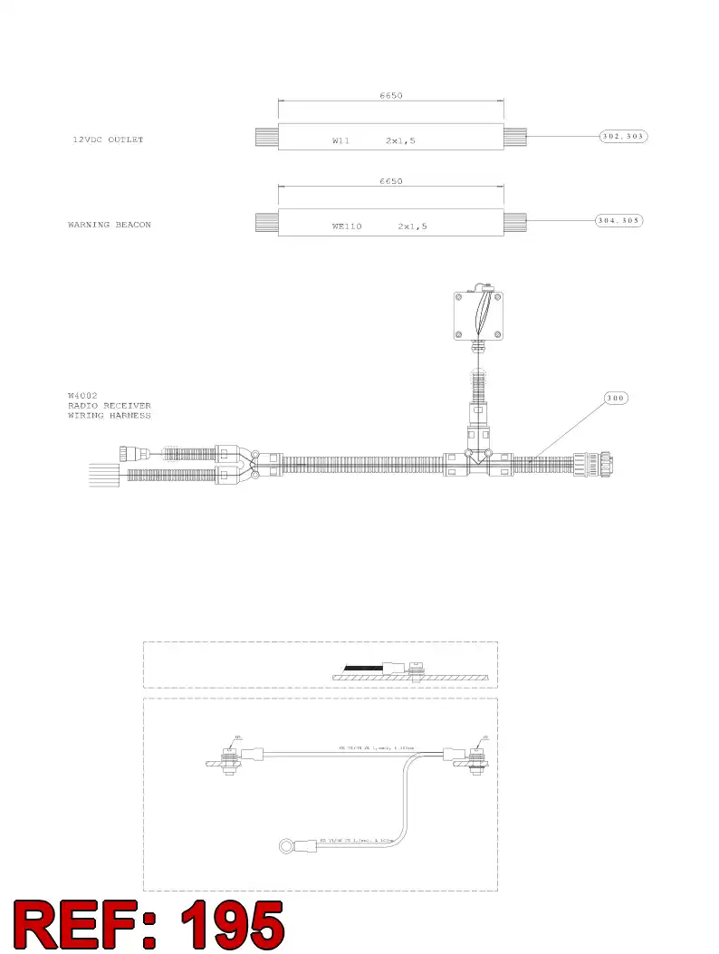 08001210 080 012 10 Terminal, Cable - Sandvik Technical Drawing