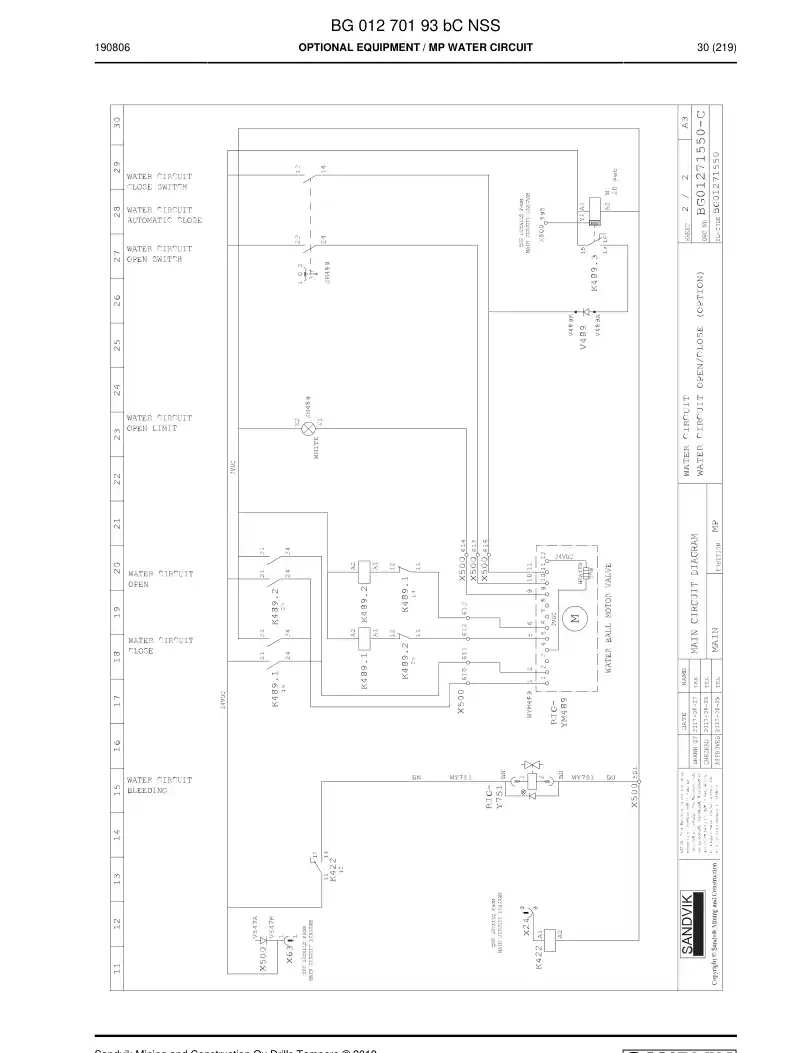 08001420 080 014 20 Wire - Sandvik Technical Drawing