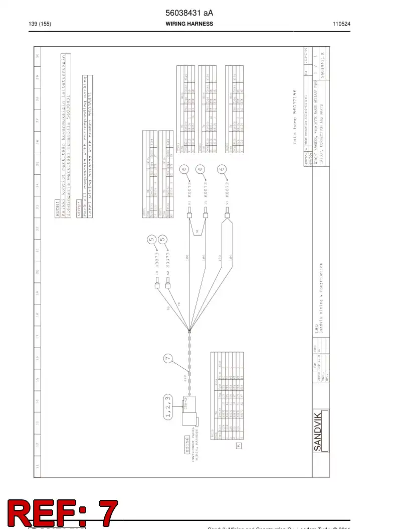 08001529 080 015 29 Conduits for wire - Sandvik Technical Drawing