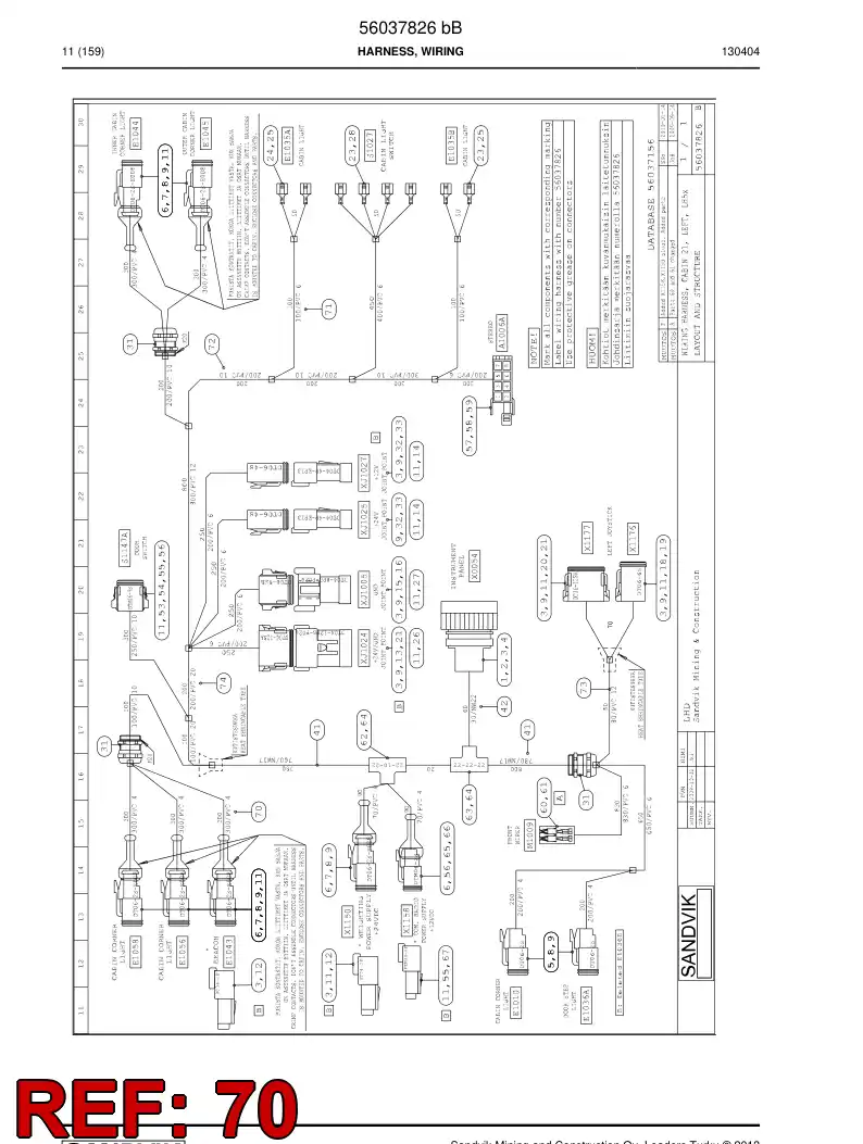 08001530 080 015 30 Conduits for wire - Sandvik Technical Drawing