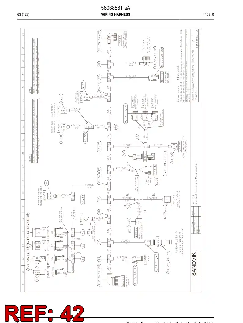 08001980 080 019 80 Adapter, Tee - Sandvik Technical Drawing