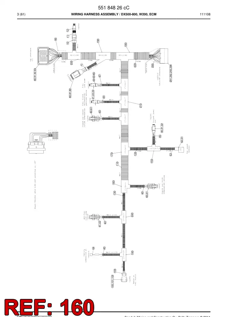 08001986 080 019 86 Adapter tee - Sandvik Technical Drawing