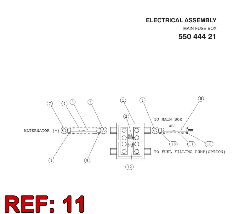 08001992 080 019 92 PLASTIC CONDUITS FOR CABLE - Sandvik Technical Drawing