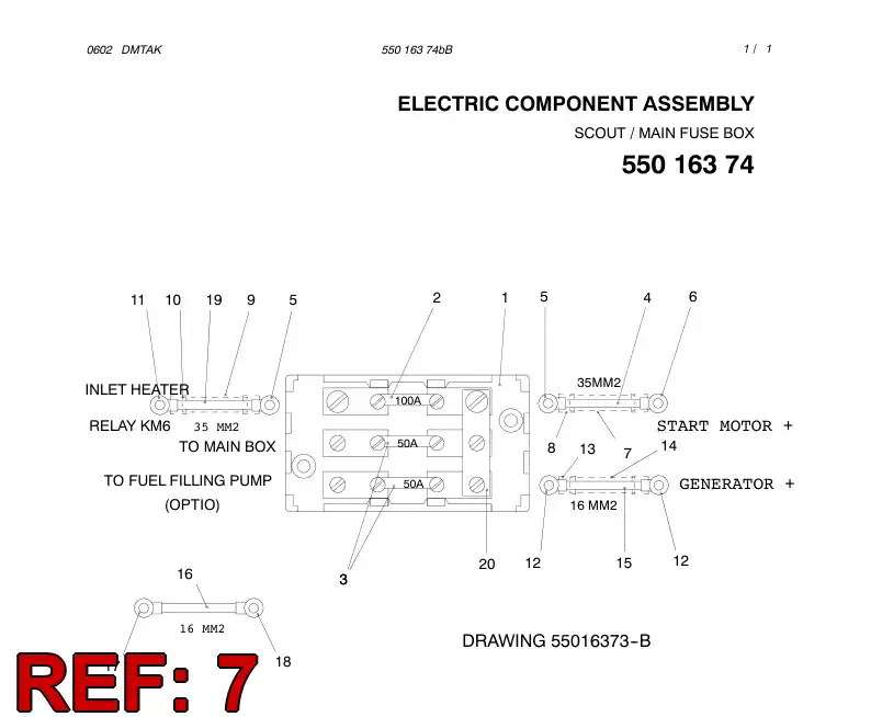 08001994 080 019 94 PLASTIC CONDUITS FOR CABLE - Sandvik Technical Drawing
