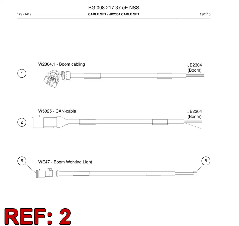 08002190 080 021 90 Bushing, Terminal - Sandvik Technical Drawing