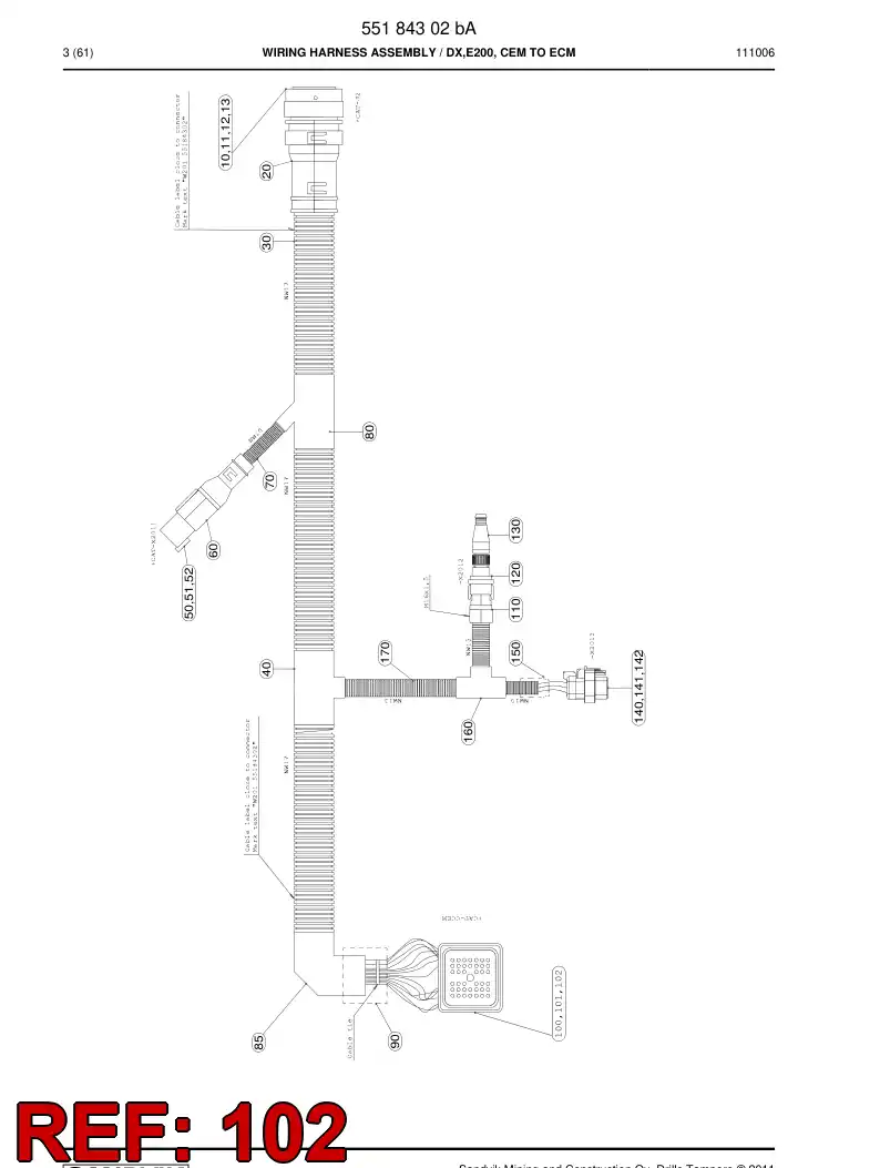 08002283a 080 022 83a Accessories, Connector - Sandvik Technical Drawing