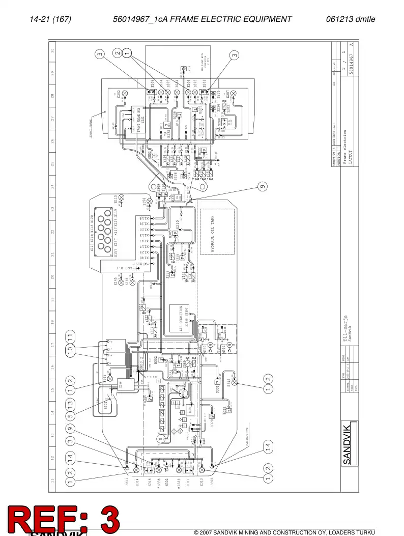 08002310 080 023 10 Light - Sandvik Technical Drawing