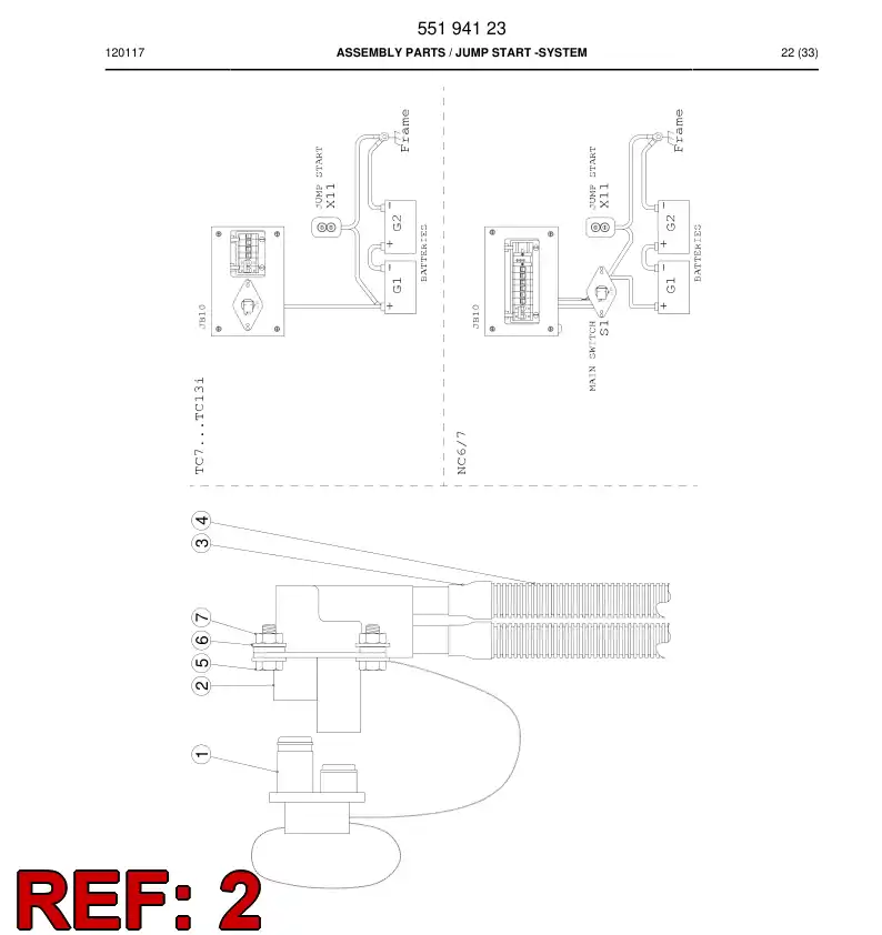 08002359a 080 023 59a Male contact - Sandvik Technical Drawing