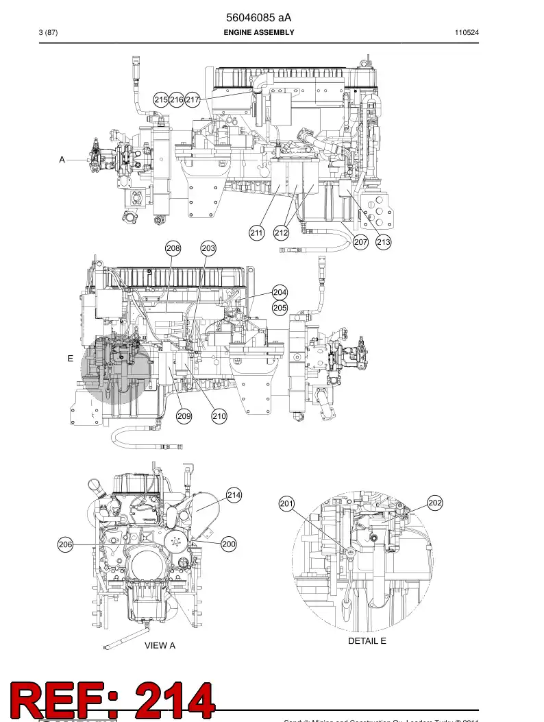 08002451 080 024 51 ALTERNATOR - Sandvik Technical Drawing
