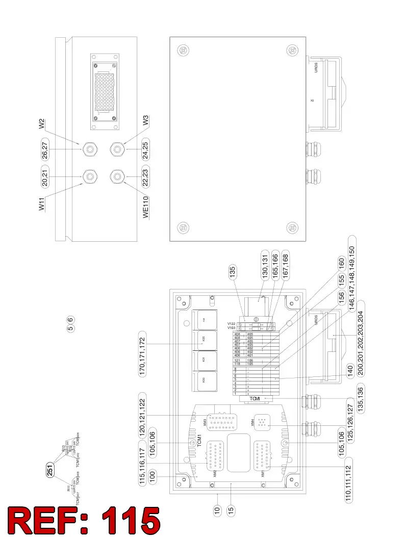 08002462 080 024 62 CONNECTOR PART - Sandvik Technical Drawing
