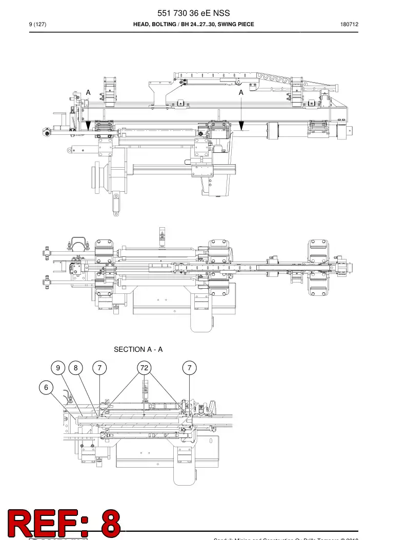 08520028b 085 200 28b RING - Sandvik Technical Drawing