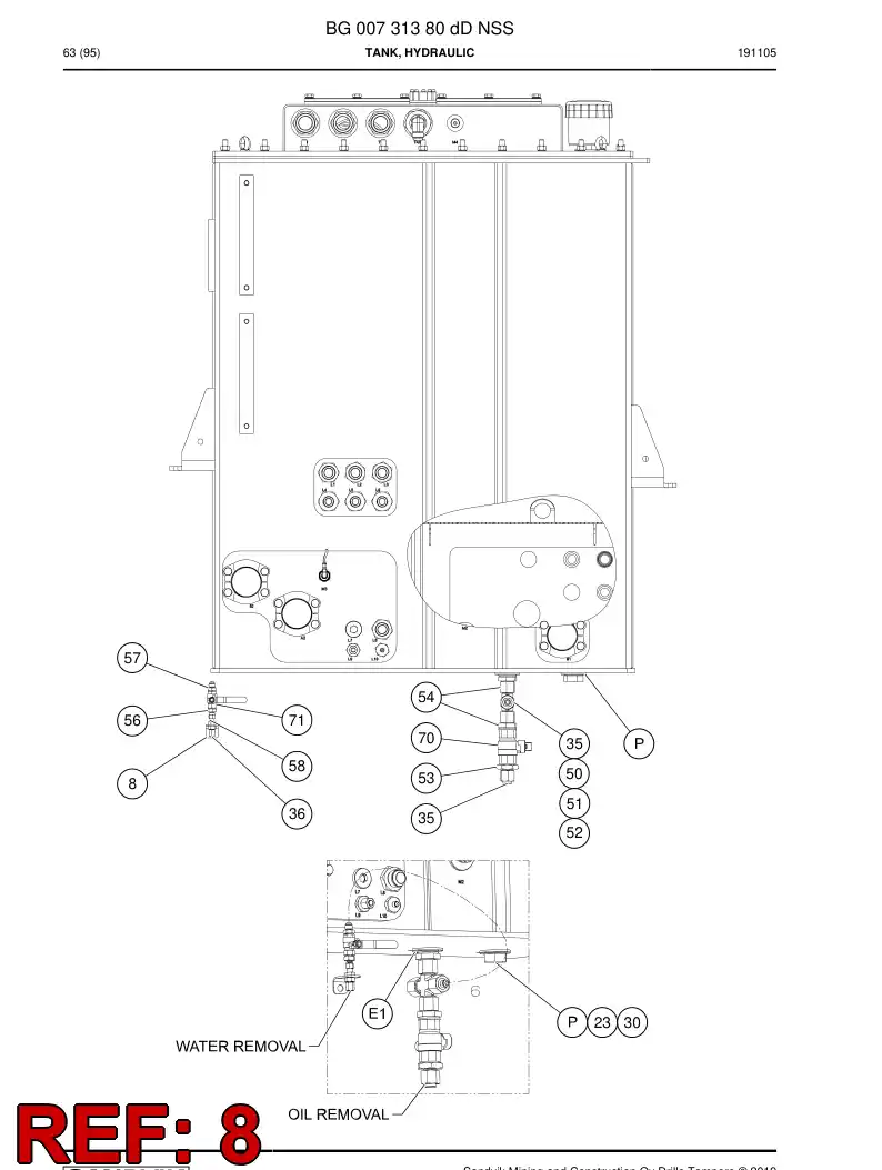 08550418b 085 504 18b Plug-in holder - Sandvik Technical Drawing