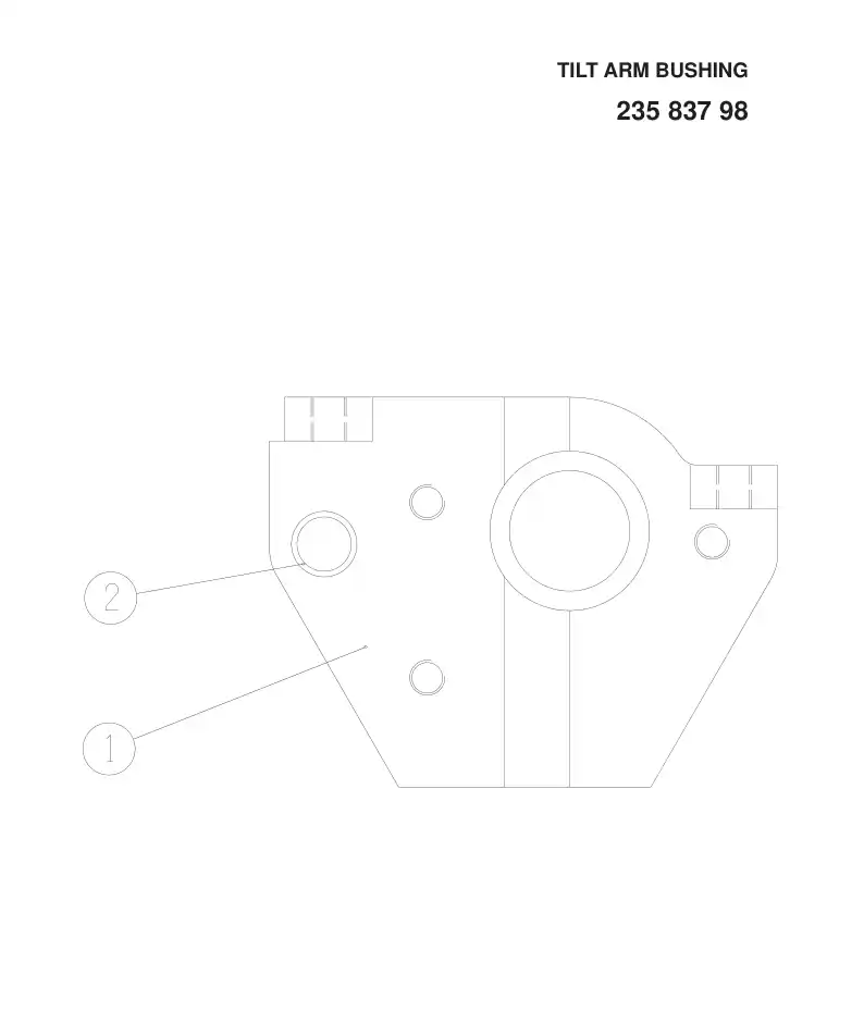 08554608 085 546 08 BUSHING, D30/25-20 - Sandvik Technical Drawing