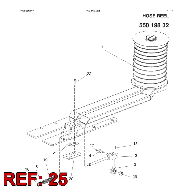08558808 085 588 08 Bushing, Bearing - Sandvik Technical Drawing