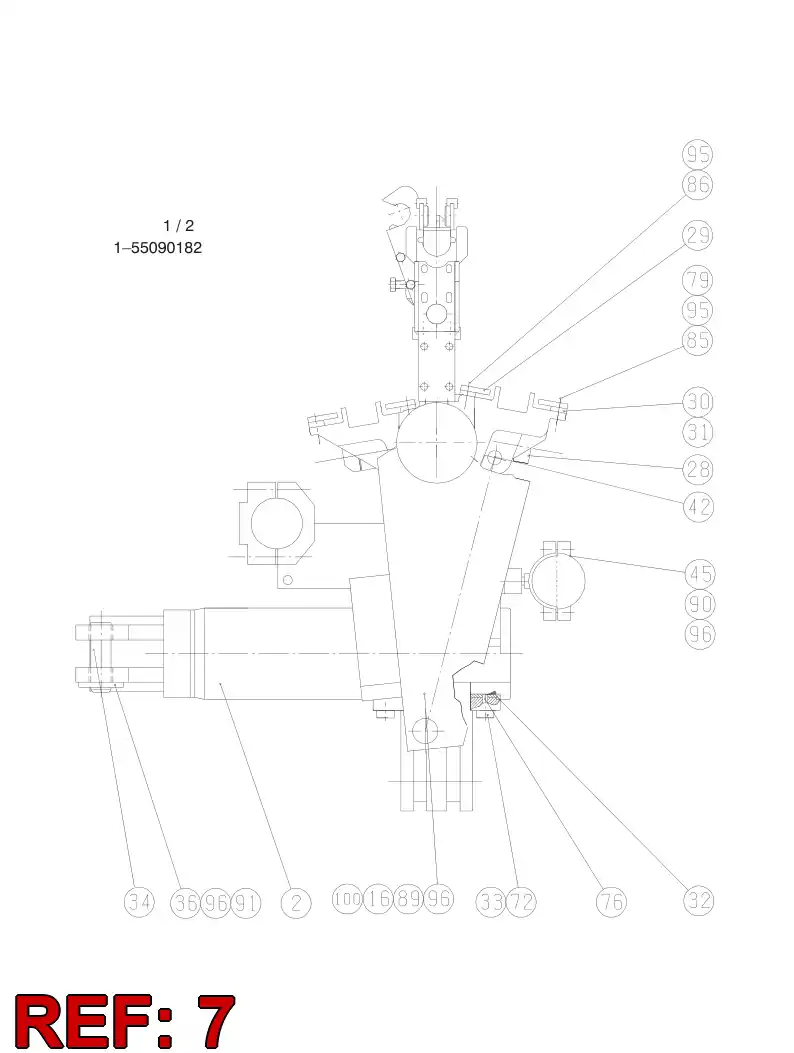 08564078 085 640 78 Bushing, Bearing - Sandvik Technical Drawing