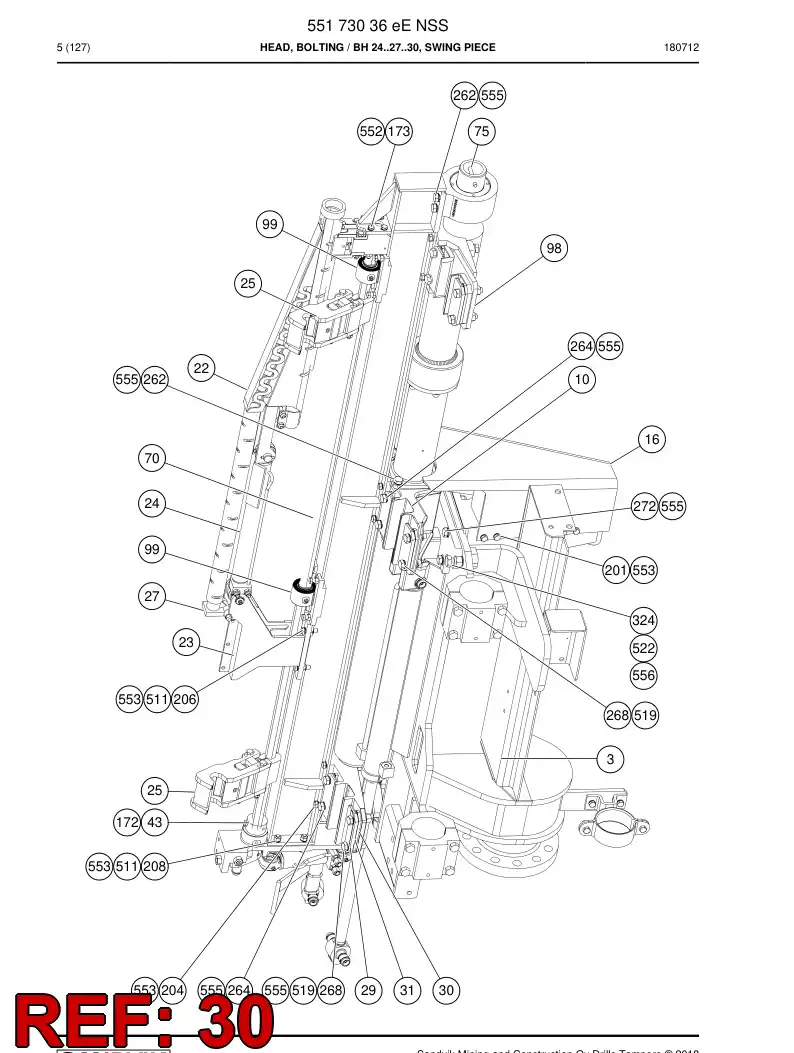 08570478a 085 704 78a Strip - Sandvik Technical Drawing