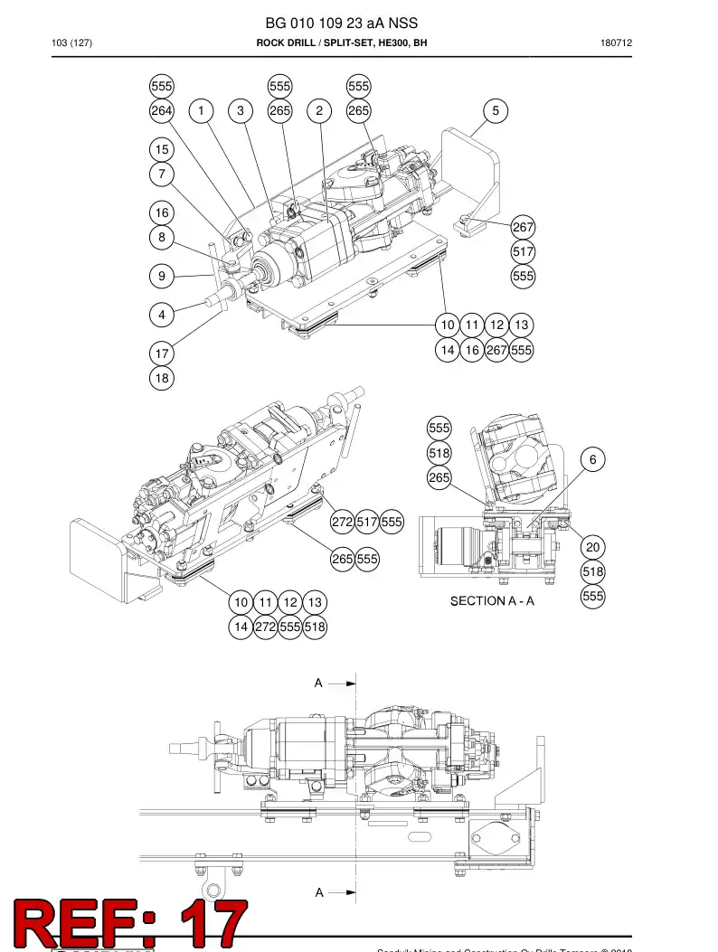 08720868c 087 208 68c Slipper Pad - Sandvik Technical Drawing