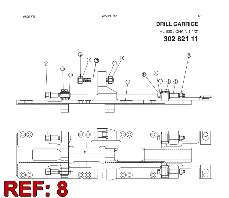 08824658 088 246 58 WASHER - Sandvik Technical Drawing