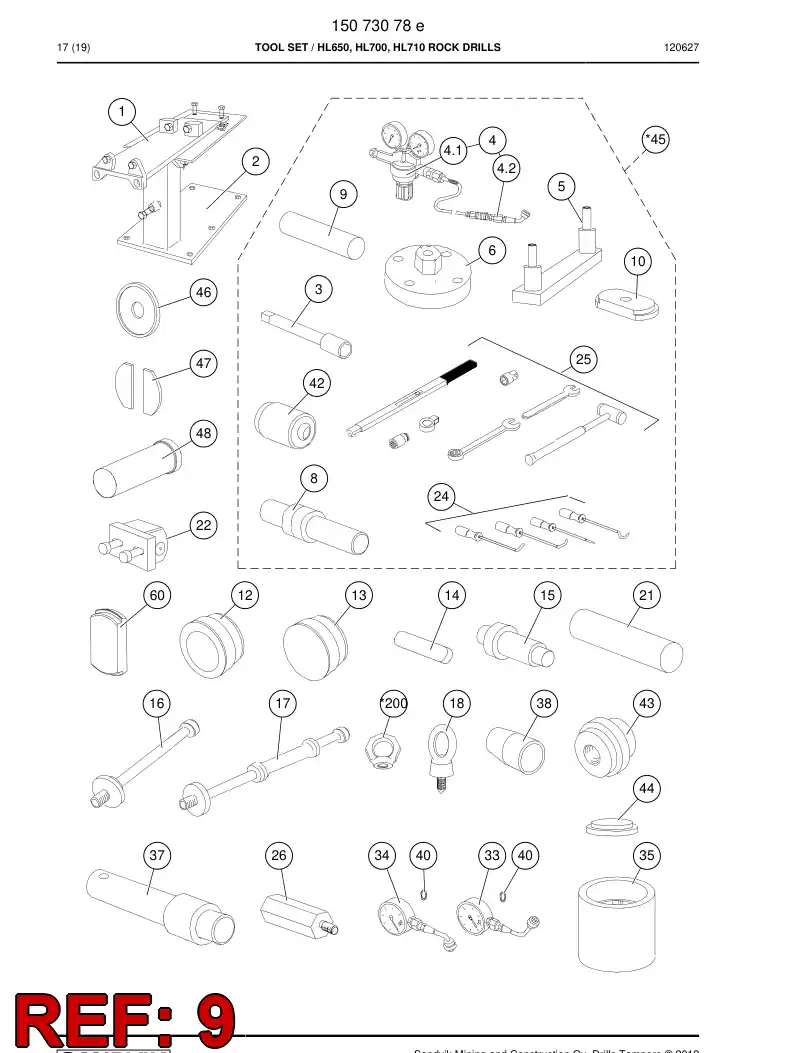 08825818b 088 258 18b PUNZN - Sandvik Technical Drawing