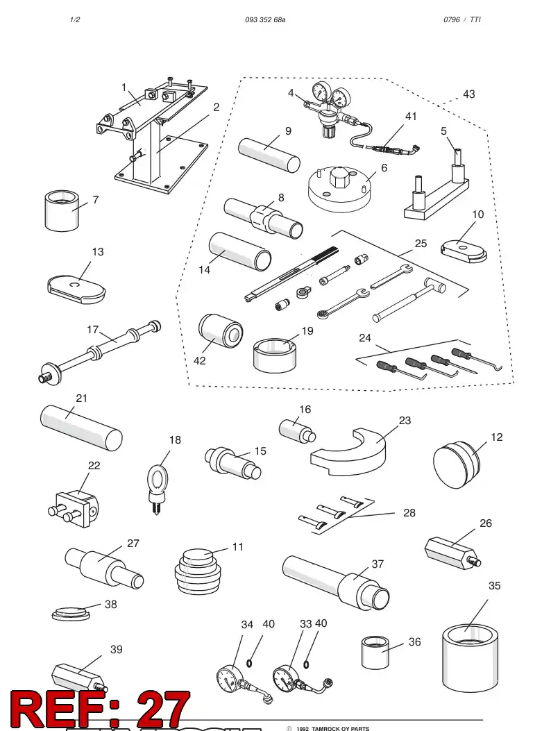 08826268 088 262 68 PUNCH - Sandvik Technical Drawing