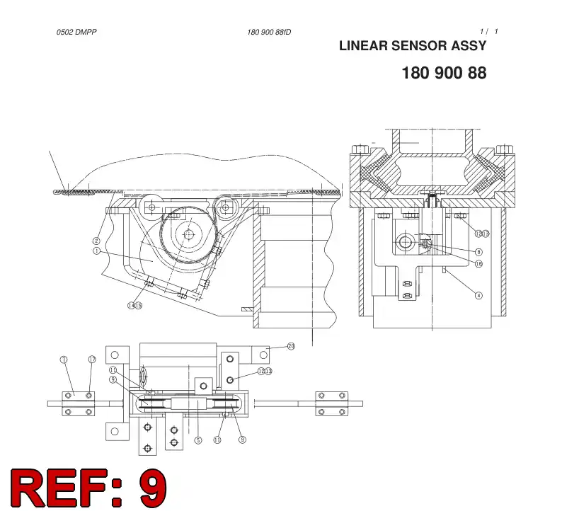 08877908 088 779 08 BENDING WHEEL - Sandvik Technical Drawing