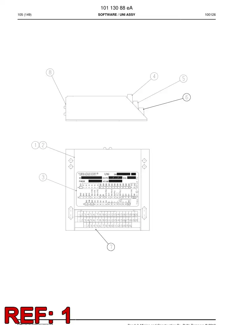 08884618 088 846 18 UNI - BASICPROGRAM - Sandvik Technical Drawing