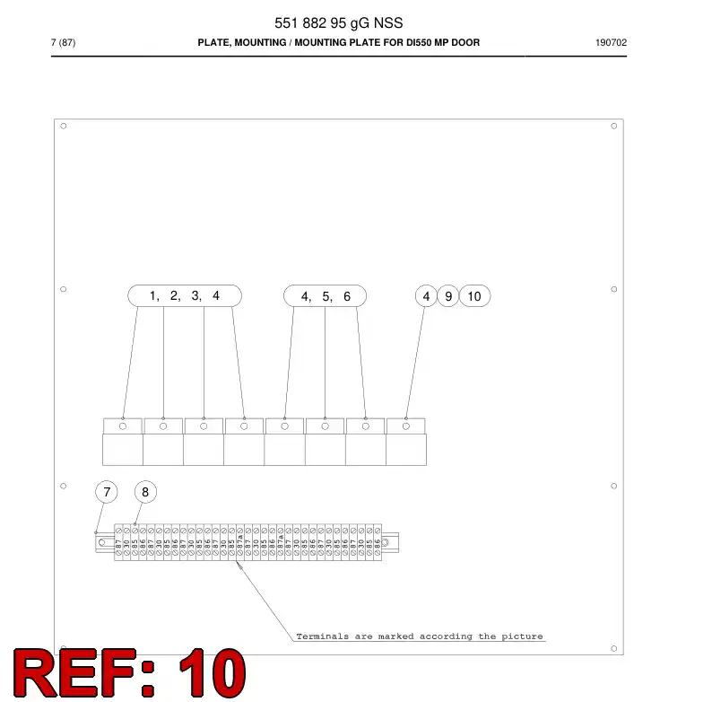 08900353a 089 003 53a Socket, Relay - Sandvik Technical Drawing