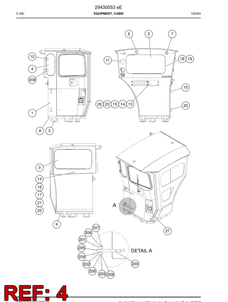 08900761 089 007 61 Window - Sandvik Technical Drawing