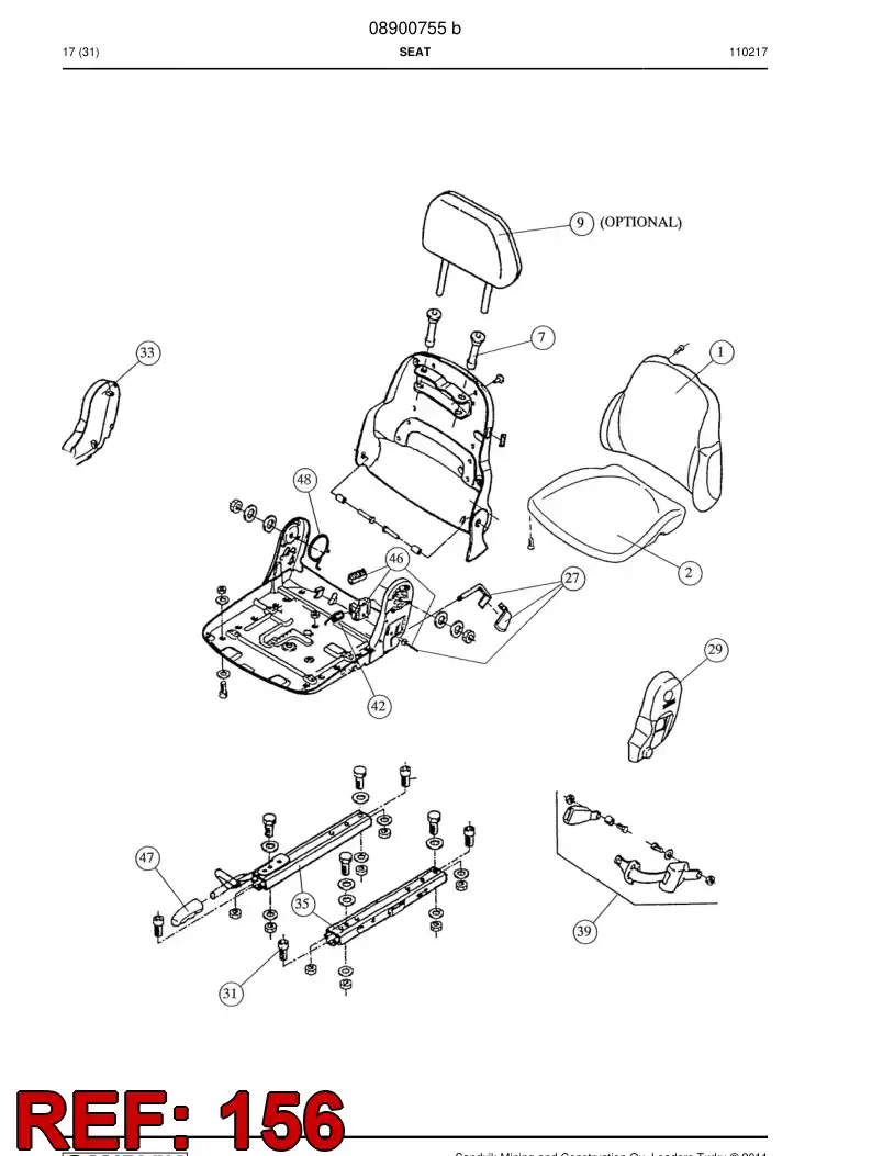 08900958 089 009 58 Spring - Sandvik Technical Drawing