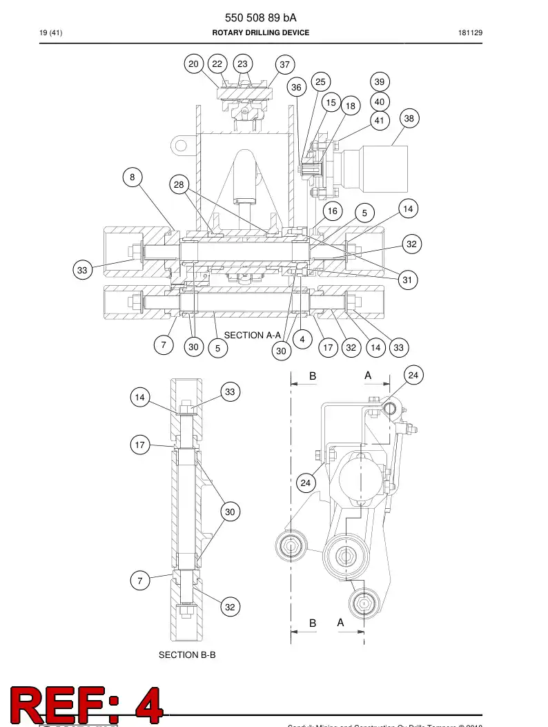 09018878e 090 188 78e Hollow shaft - Sandvik Technical Drawing