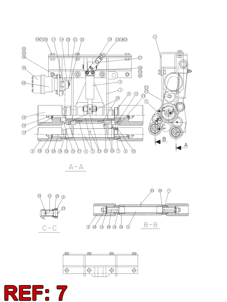 09019198 090 191 98 GEAR RC812 - Sandvik Technical Drawing