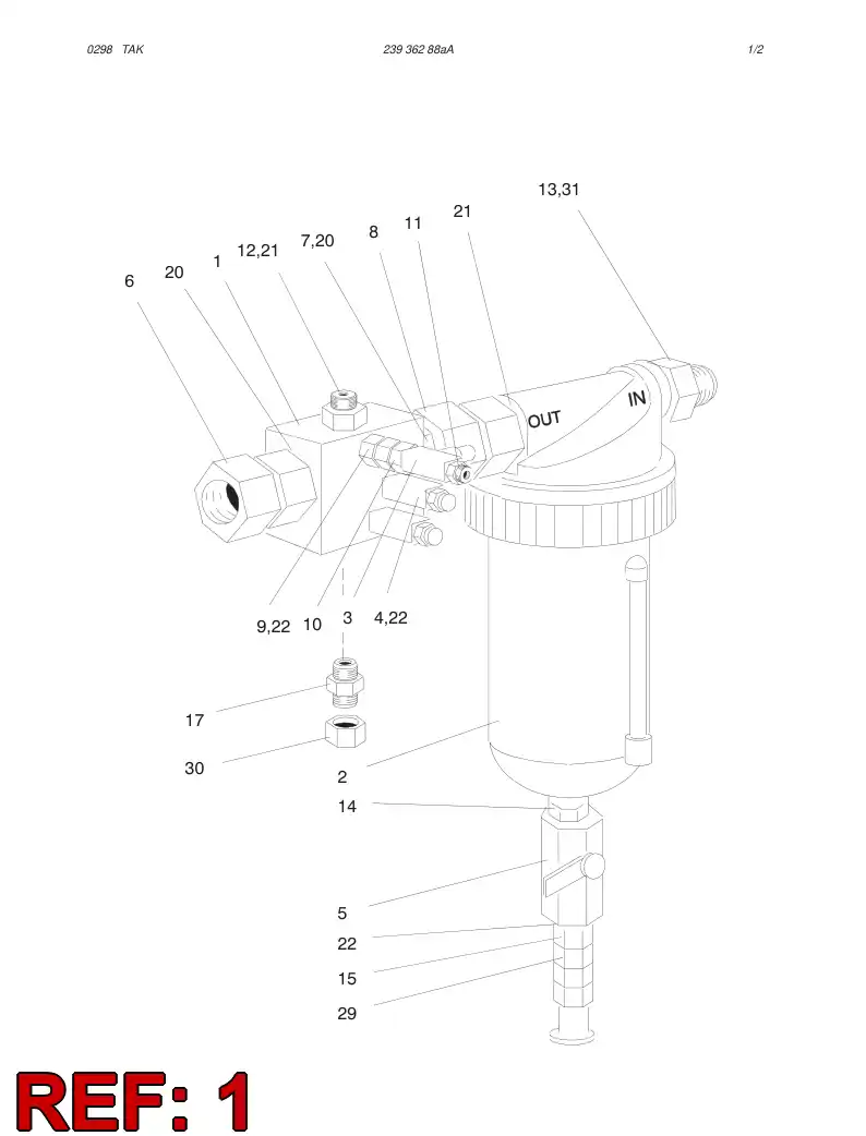 09044948 090 449 48 DISTRIBUTOR - Sandvik Technical Drawing