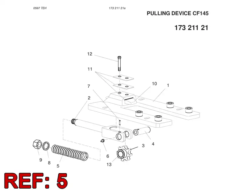 09045958 090 459 58 SPRING - Sandvik Technical Drawing