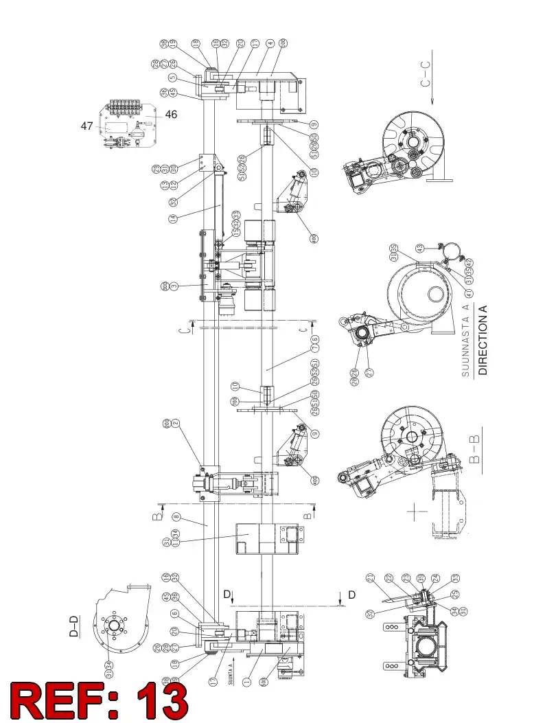 09077828 090 778 28 FASTENING PIECE - Sandvik Technical Drawing