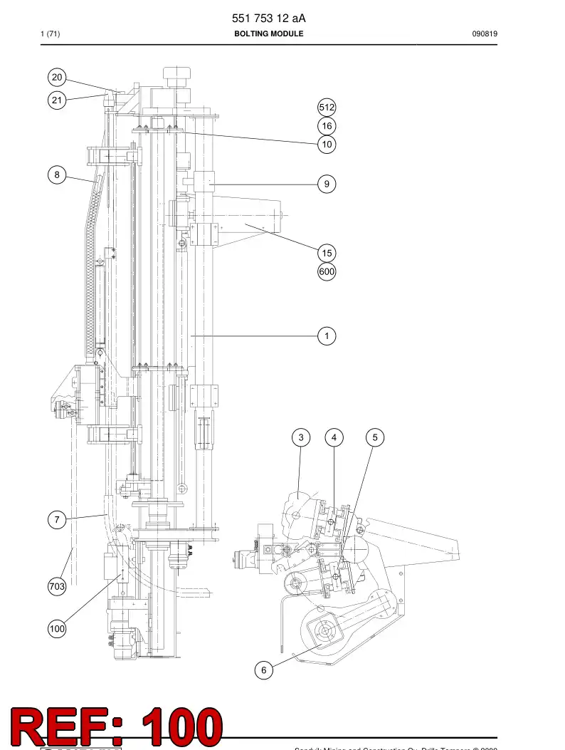 09101508 091 015 08 VNNINKAPPALE - Sandvik Technical Drawing