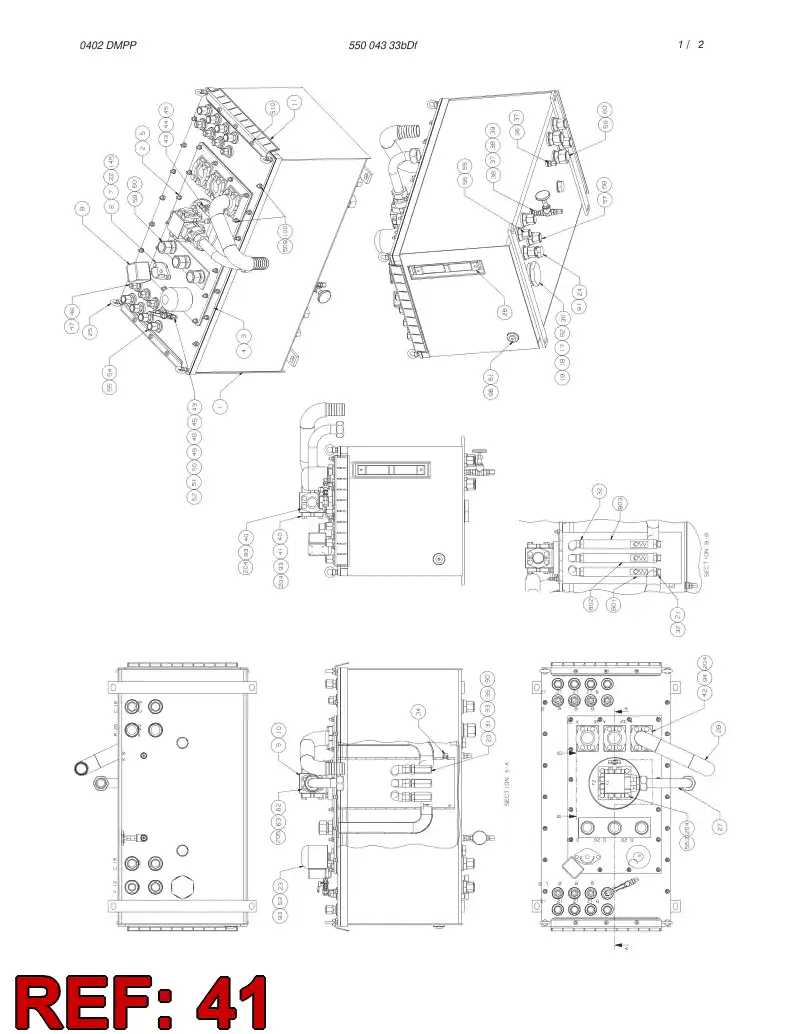 09236138 092 361 38 FLANGE PLUG - Sandvik Technical Drawing