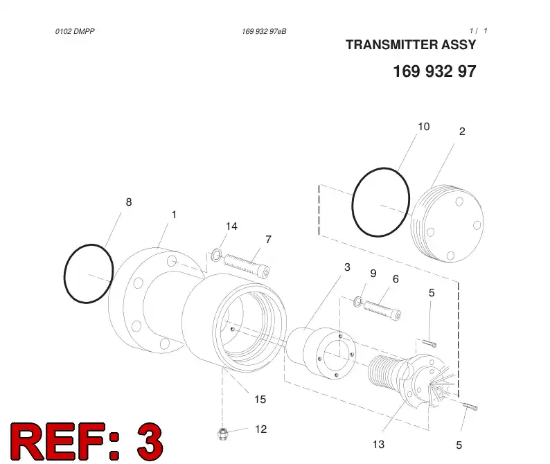 09273788 092 737 88 BUSHING - Sandvik Technical Drawing