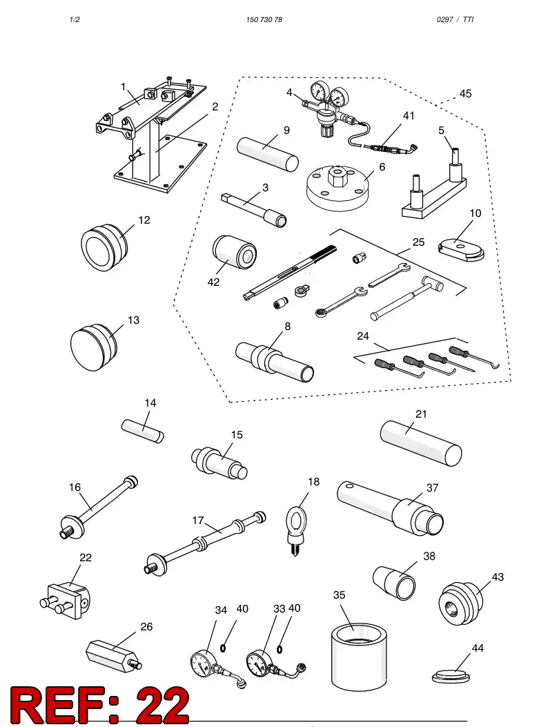 09314998 093 149 98 PIN - Sandvik Technical Drawing